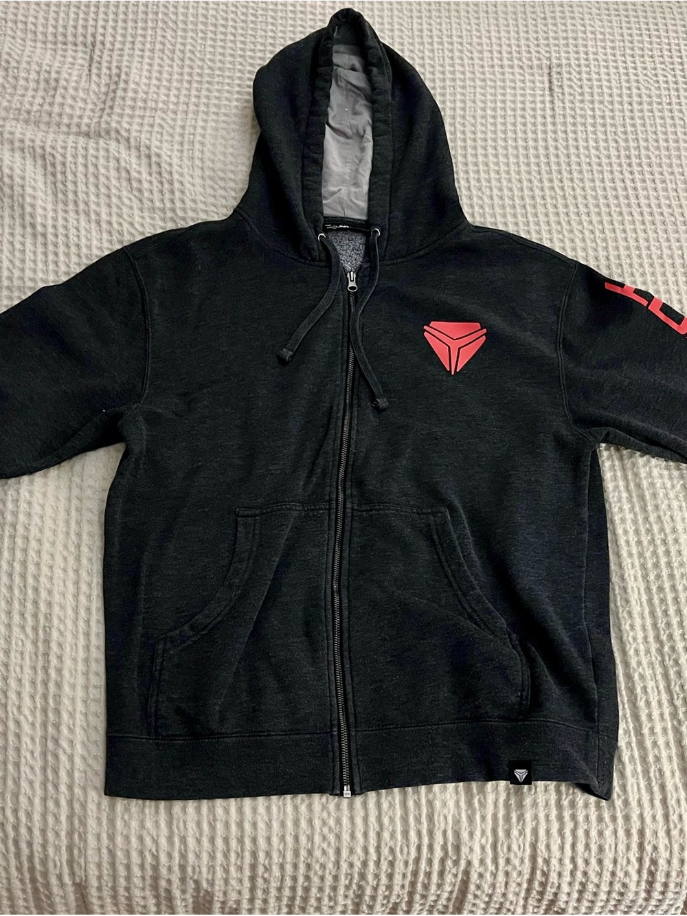 Polaris Slingshot Black Full Zip Hoodie Red Logo - Men’s L